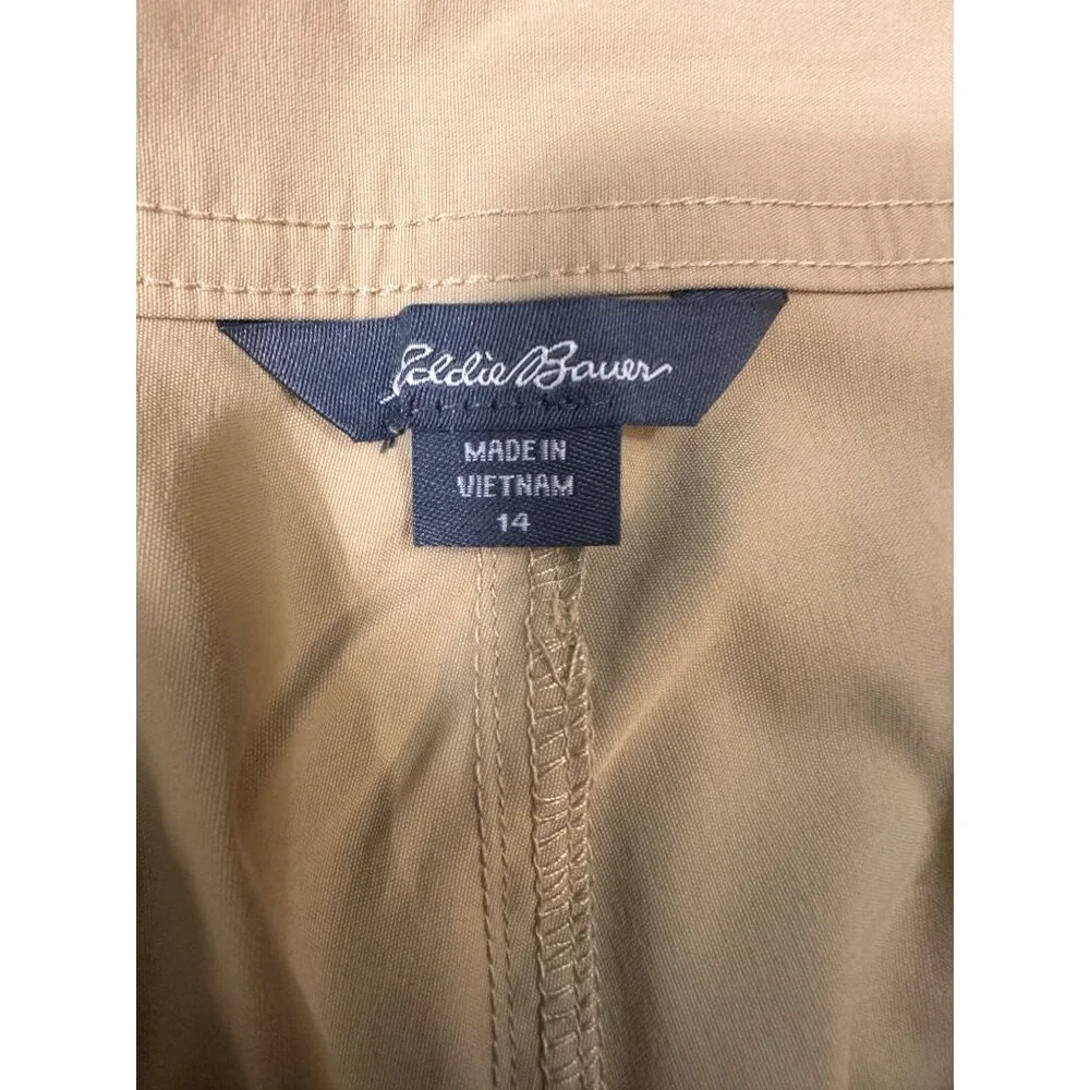 Eddie Bauer shorts women 2 Way Stretch 5”Inseam Hiking Outdoor Wear size 14 - Picture 7 of 13